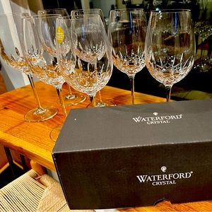 Waterford Lismore wine glasses (8)-  Practically new, $600.  Moving sale.